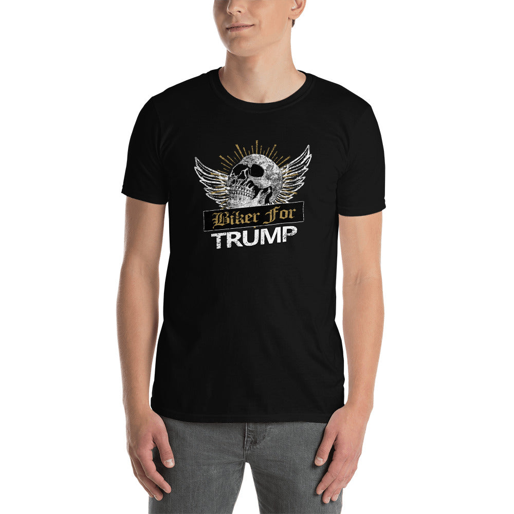 Biker for Trump 45th President Design T-Shirt
