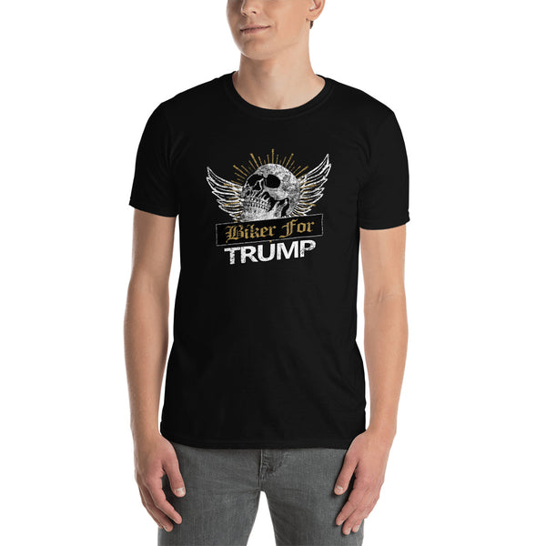 Biker for Trump 45th President Design T-Shirt
