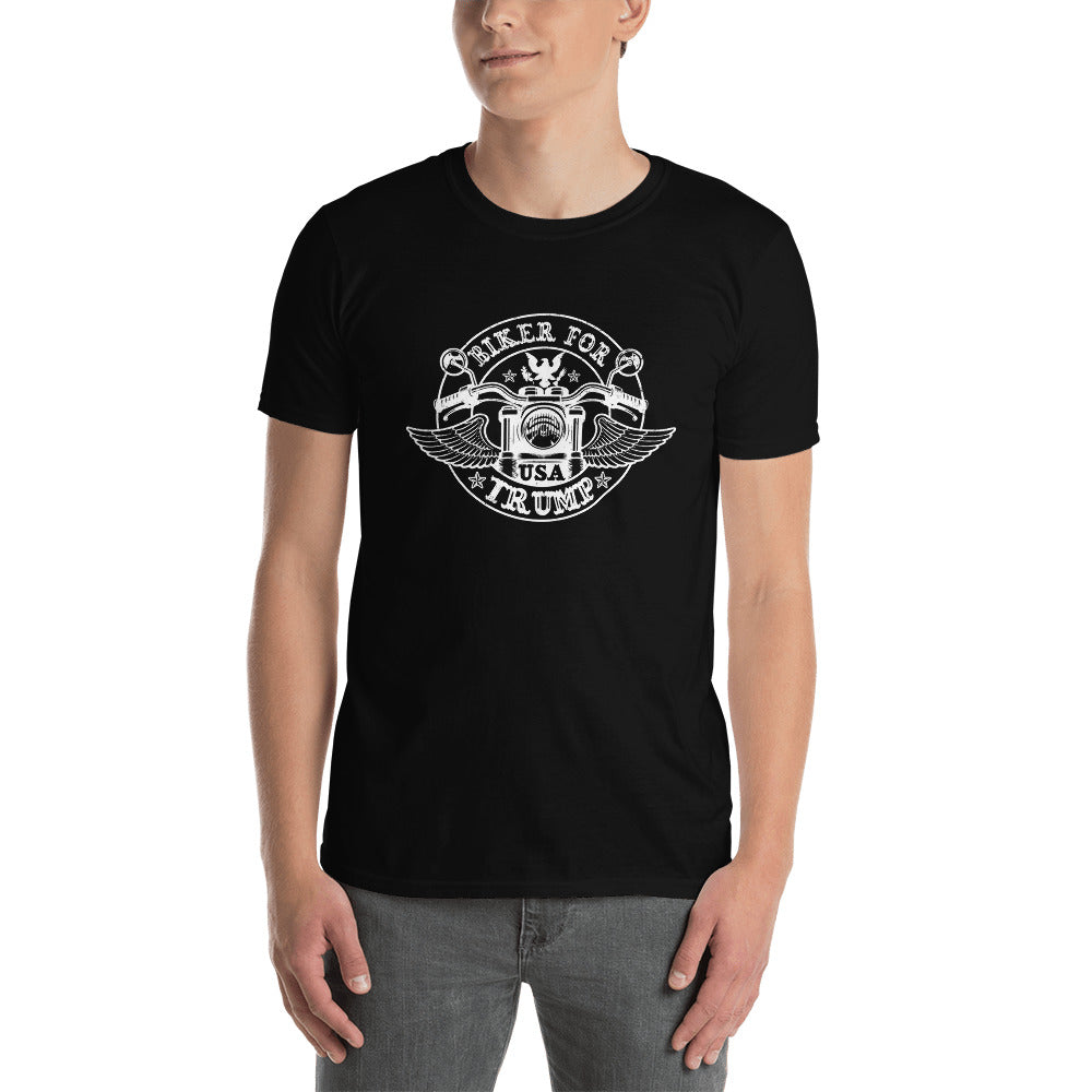 Biker for Trump 45th President Design T-Shirt