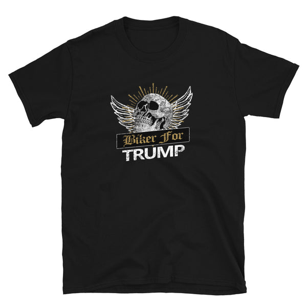 Biker for Trump 45th President Design T-Shirt