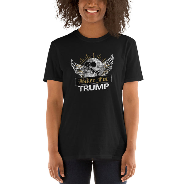 Biker for Trump 45th President Design T-Shirt