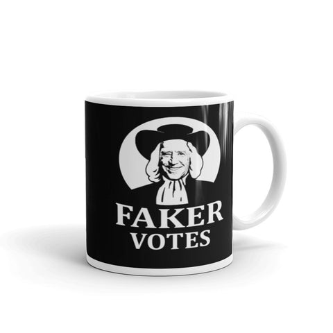 Faker Votes Sleepy Joe Biden Election Fraud President Liberals Coffee Mug