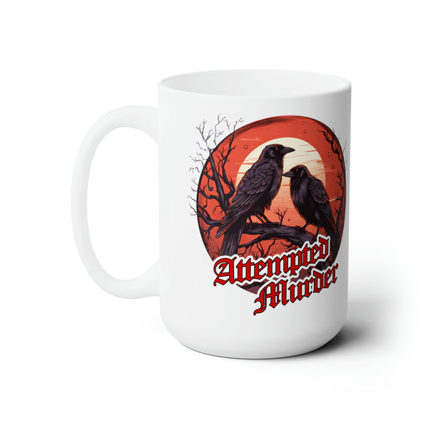 Attempted Murder Raven and Crows Coffee Mug Tea Cup
