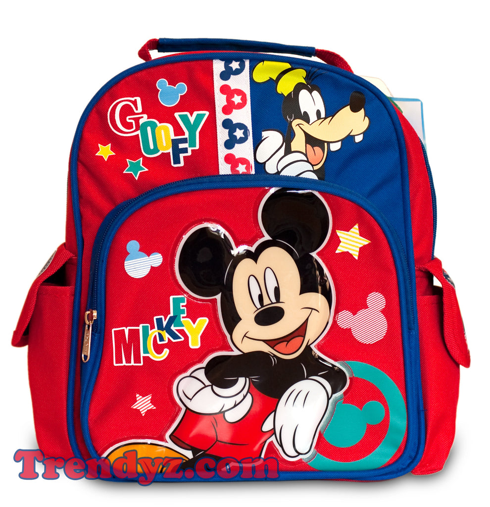 Disney Mickey Mouse - Mickey & Goofy, Toddler Medium School Backpack 12"