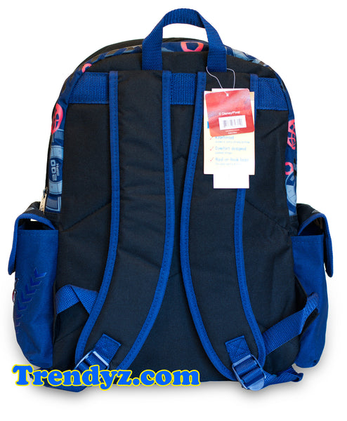Disney Pixar Cars 2 - Slip Stream: Max Schnell, Francesco Bernoulli & Lightning McQueen, Large School Backpack 16"