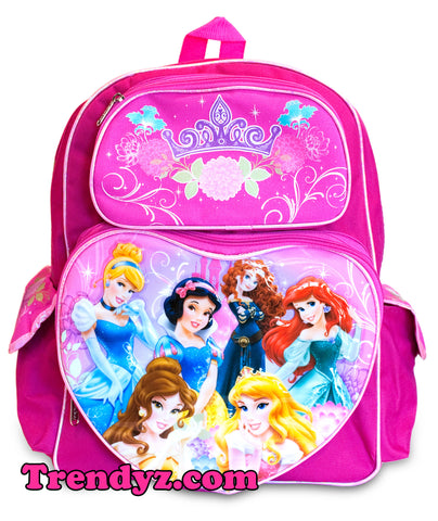Disney Princess Series: Large School Backpack 16"