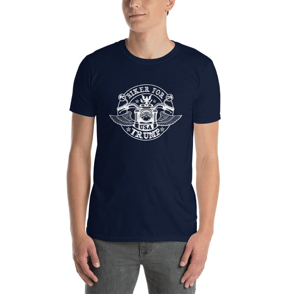 Biker for Trump 45th President Design T-Shirt