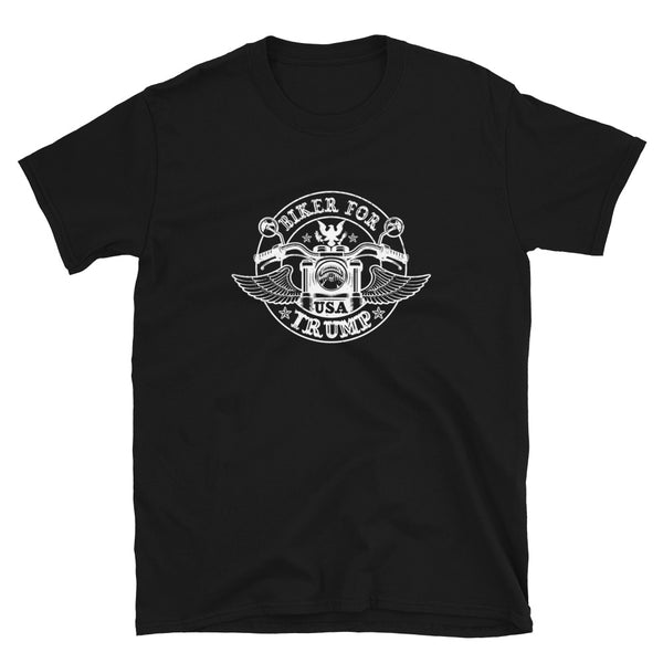 Biker for Trump 45th President Design T-Shirt