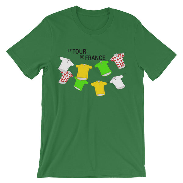 Le Tour De France Cycling Short Sleeve T Shirt
