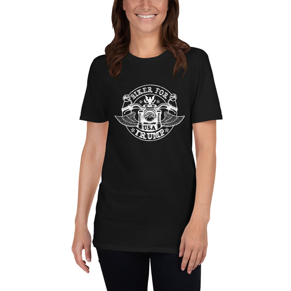 Biker for Trump 45th President Design T-Shirt