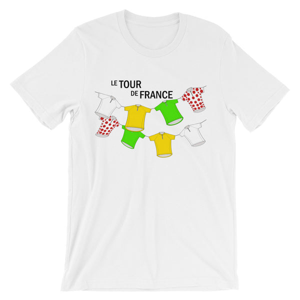 Le Tour De France Cycling Short Sleeve T Shirt