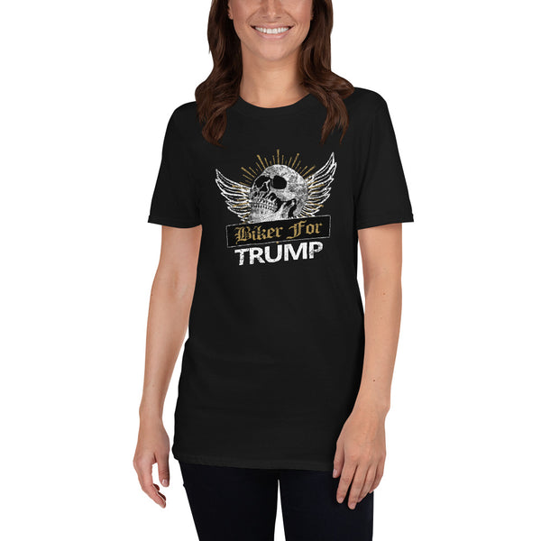Biker for Trump 45th President Design T-Shirt