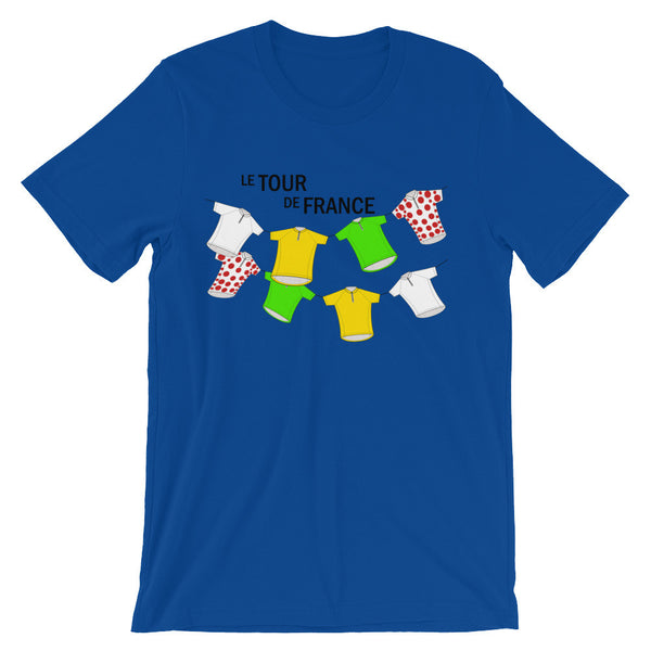 Le Tour De France Cycling Short Sleeve T Shirt