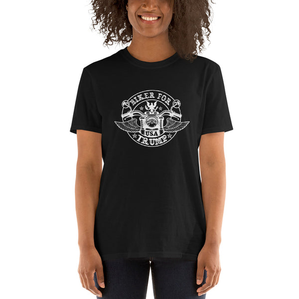 Biker for Trump 45th President Design T-Shirt