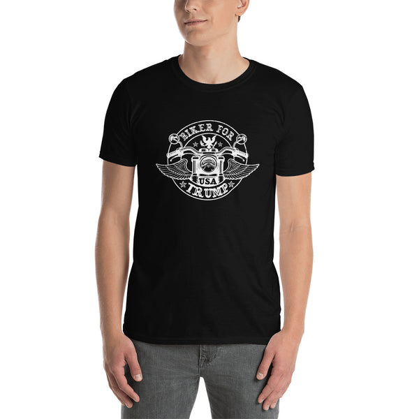 Biker for Trump 45th President Design T-Shirt