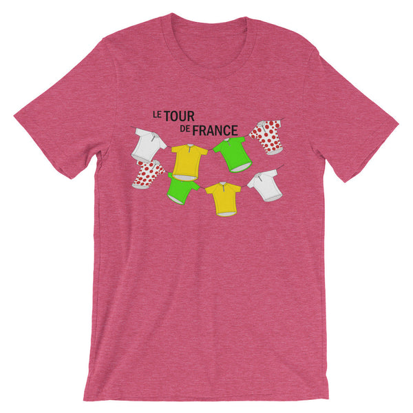 Le Tour De France Cycling Short Sleeve T Shirt