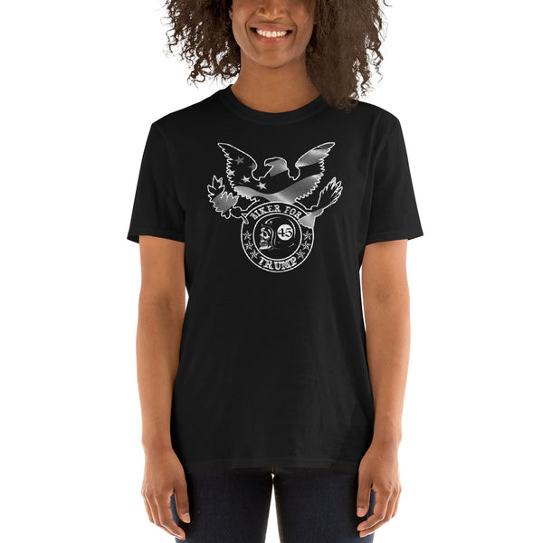 Biker for Trump 45th President Design T-Shirt