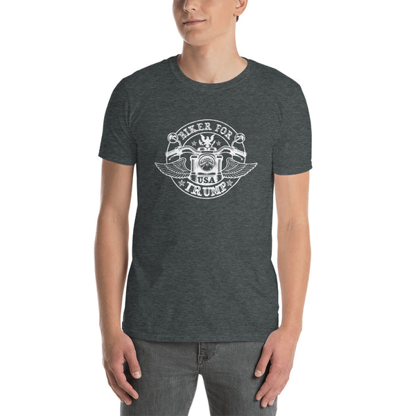 Biker for Trump 45th President Design T-Shirt