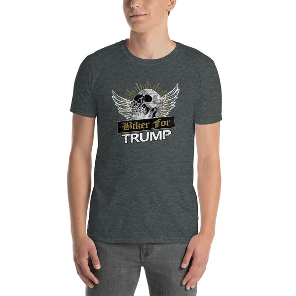 Biker for Trump 45th President Design T-Shirt