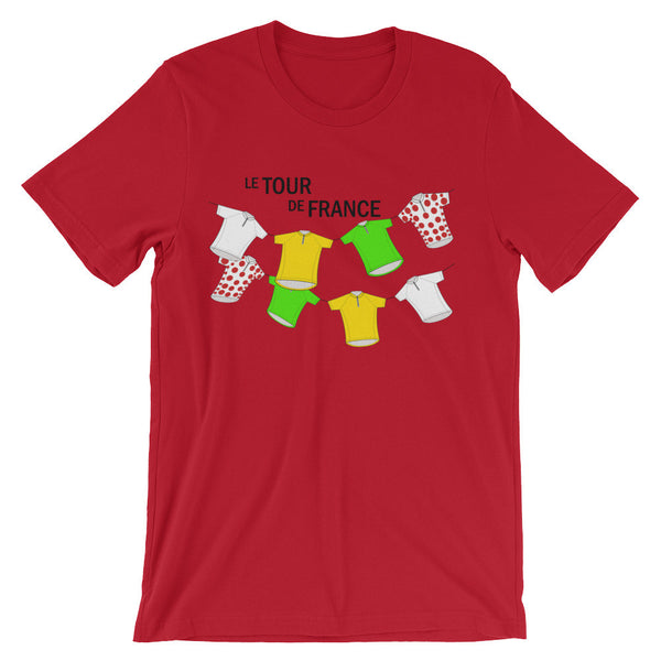 Le Tour De France Cycling Short Sleeve T Shirt