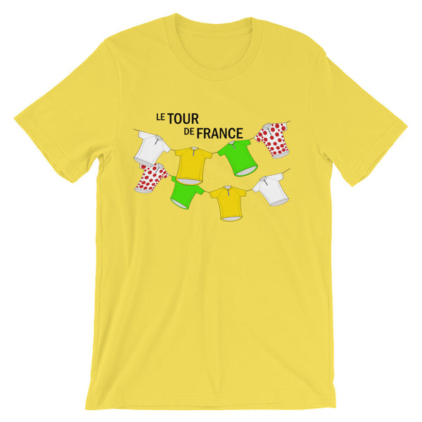 Le Tour De France Cycling Short Sleeve T Shirt