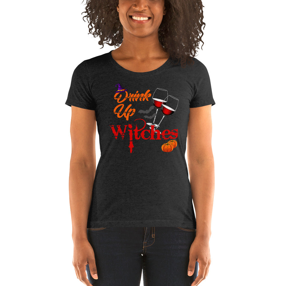 Drink up Witches Women T-shirt Funny Halloween Costume Tee