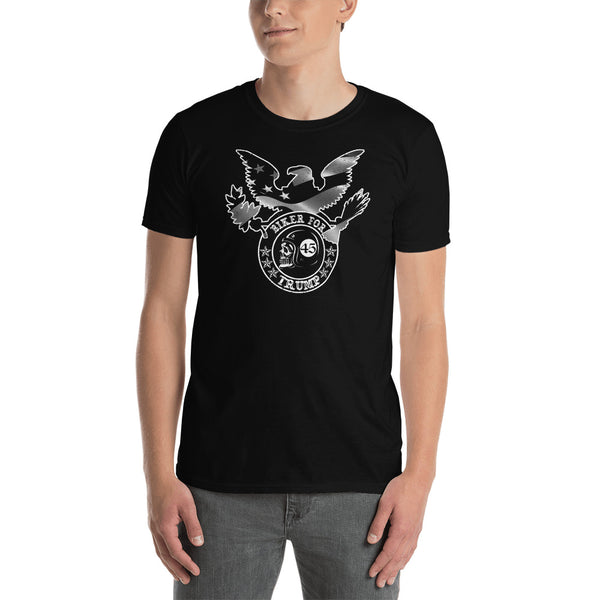 Biker for Trump 45th President Design T-Shirt