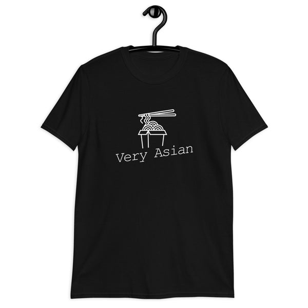 Very Asian #VeryAsian Chopstick with Noodle Funny Short-Sleeve Unisex T-Shirt