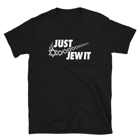 Just Jew It Funny NY Israel Jewish Short-Sleeve Unisex T-Shirt