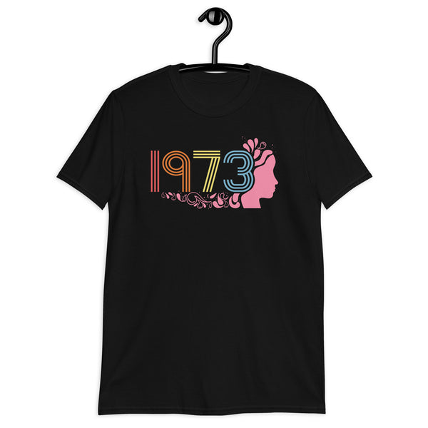 Vintage 1973 Defend Roe 1973 Pro-Choice Short-Sleeve Unisex T-Shirt