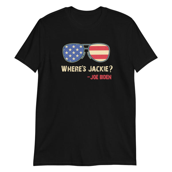Where's Jackie Walorski Sleepy Joe Biden on Top of Mind Short-Sleeve Unisex T-Shirt