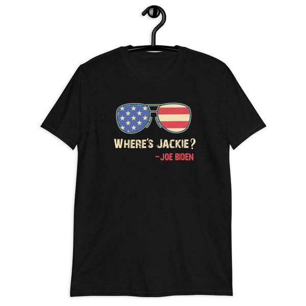 Where's Jackie Walorski Sleepy Joe Biden on Top of Mind Short-Sleeve Unisex T-Shirt