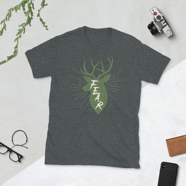 Trendyz - Fear The Deer / Buck Design Unisex Tee T-Shirt