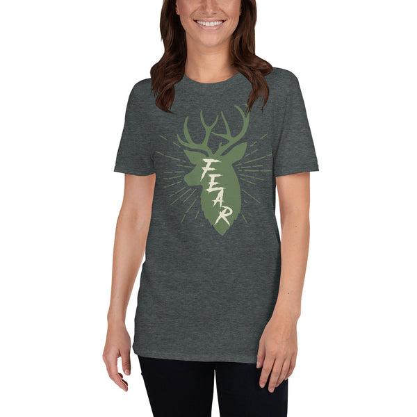 Trendyz - Fear The Deer / Buck Design Unisex Tee T-Shirt