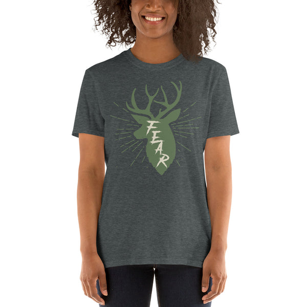Trendyz - Fear The Deer / Buck Design Unisex Tee T-Shirt
