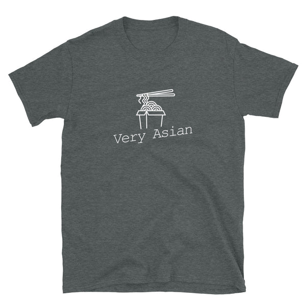 Very Asian #VeryAsian Chopstick with Noodle Funny Short-Sleeve Unisex T-Shirt