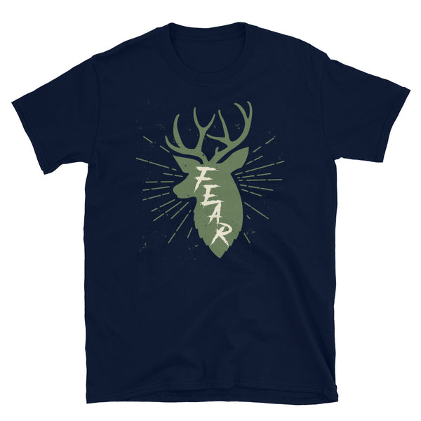 Trendyz - Fear The Deer / Buck Design Unisex Tee T-Shirt