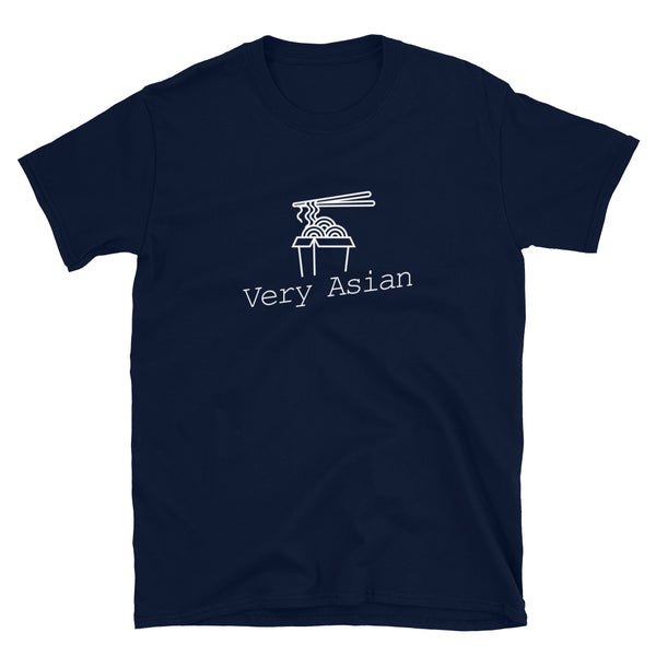 Very Asian #VeryAsian Chopstick with Noodle Funny Short-Sleeve Unisex T-Shirt