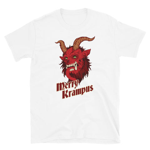 Dark Merry Krampus Christmas Devil Gothic Short-Sleeve Unisex T-Shirt