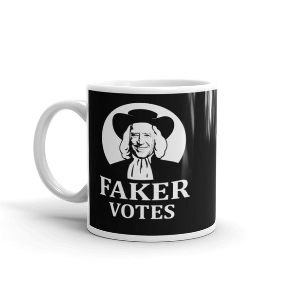Faker Votes Sleepy Joe Biden Election Fraud President Liberals Coffee Mug