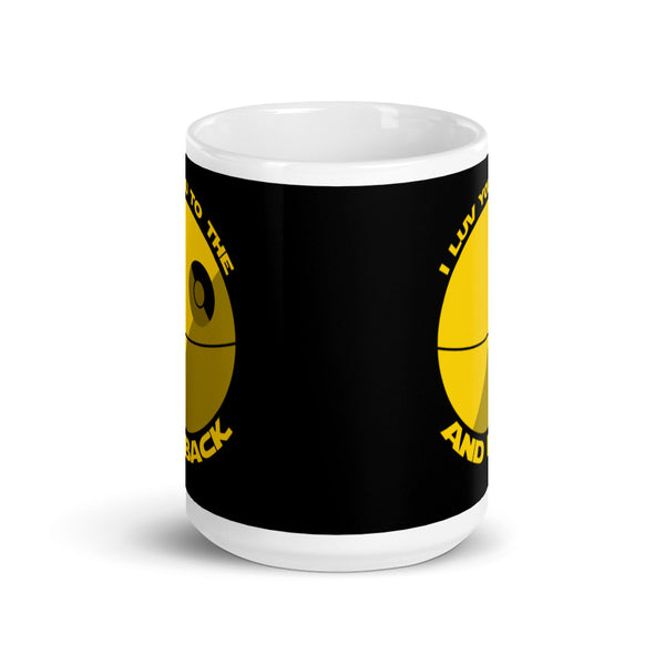 I Love You to the Death Star and Back Funny Star Wars Coffee Mug Valentine's Day Gift