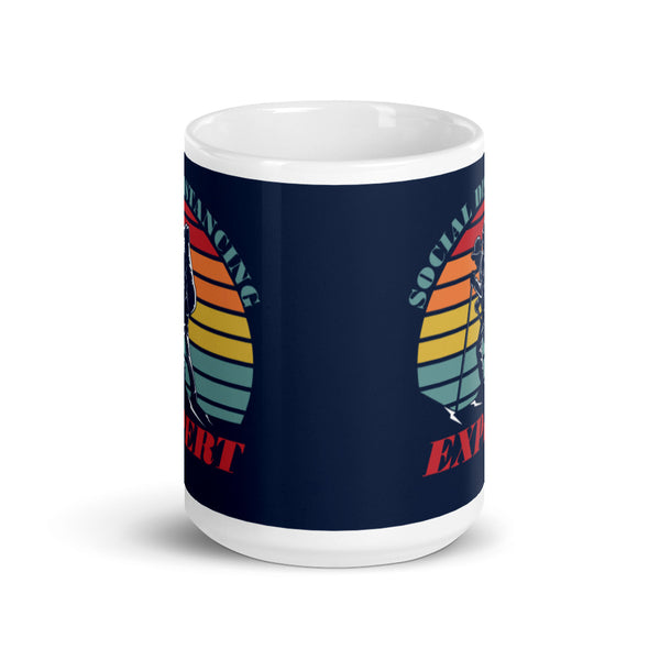 Social Distancing Expert for Hiker Hiking Camper Camping Coffee Mug