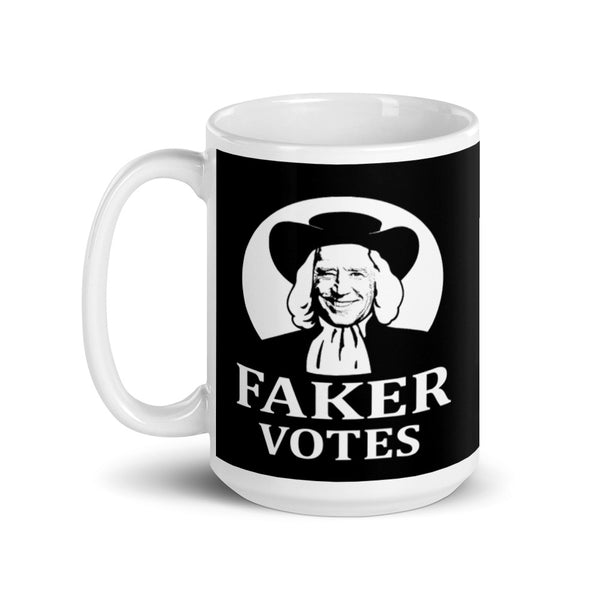 Faker Votes Sleepy Joe Biden Election Fraud President Liberals Coffee Mug