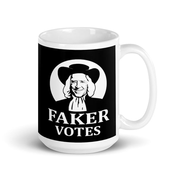 Faker Votes Sleepy Joe Biden Election Fraud President Liberals Coffee Mug
